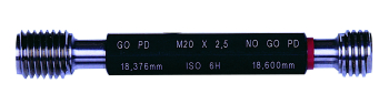 M8X1.0 SCREW PLUG GAUGE & CERT