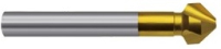 90° HSS 3-Fluted - TiN Coated