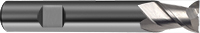 Guhring 5542 45° Helix 2-Fluted Slot Drill - Flatted Shank