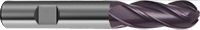 Guhring 5584 Ball Nose 4-Fluted End Mill Fire Coated