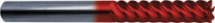 Guhring 5729 Multi-Fluted End Mill Fire Coated