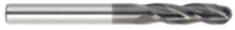 SGS Long Series Ball Nosed 3-Flute Cutter Ti-Namite A Coated