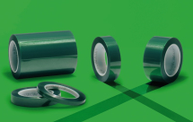10mm x 66M GREEN POLYESTER TAPE 204C
