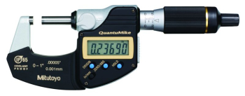 Digital Micrometer QuantuMike Inch/Metric, 0-1Inch, w/o Output