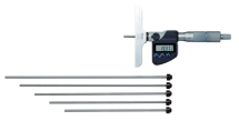 Digital Depth Micrometer Inch/Metric, 0-12inch, incl. 12 R