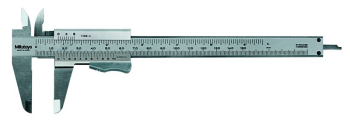 Vernier Caliper with Thumb Cla 0-200mm, 0,05mm, Metric