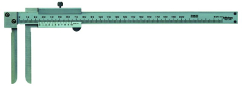 Vernier Knife-Edge Caliper 10-200mm, 0,05mm, Metric