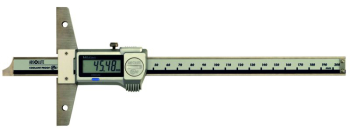 Digital ABS Depth Gauge, IP67 Inch/Metric, 0-12Inch/0-300mm