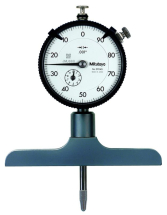 Dial Indicator Depth Gauge 0-8inch, Ball Point Contact Eleme