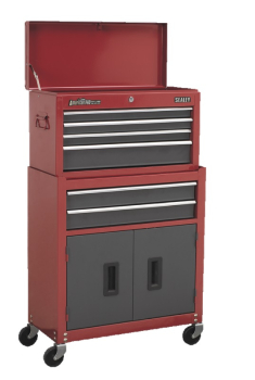 Topchest & Rollcab Combination 6 Drawer with Ball-Bearing Sl