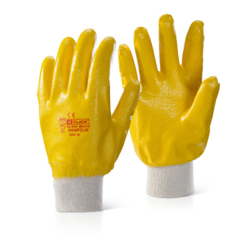 YELLOW NITRILE GLOVES K/W CODE SS5101FC SIZE 10