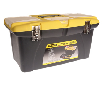 STANLEY JUMBO TOOLBOX 22IN + TRAY 1-92-908