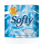 SOFTY PROF 2PLY TOILET TISSUE 40 X 260 ROLL