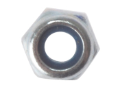 F/FIX HEXAGON NUT & NYLON INSERT ZP M10 BAG50