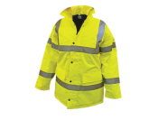 SCAN HI-VIS MOTORWAY JACKET YELLOW - LARGE