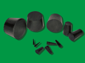 12.7x7.9x25.4,Black100 EPDM TAPERED PLUG