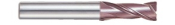 2.0mm x 0.2mm C/RAD 2 FLUTE CARBIDE TIALN