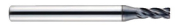 6.0mm 4 FLUTE SHORT CORNER RAD HX2