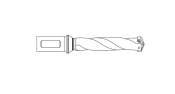 1.5 SS SP/FL STANDARD SPADE DRILL BODY
