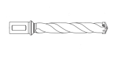 1.5 SS SP/FL EXTENDED SPADE DRILL BODY