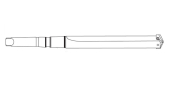 5 MTS ST/FL EXTENDED SPADE DRILL BODY