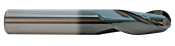 6.0 MM 3 FLUTE BALL NOSE END MILL TiAlN