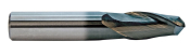 1.00 MMDia BALL NOSE END MILL TiAlN COATED