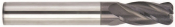 6 MM 4 FL TiALN COATED 0.5 RAD