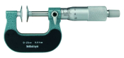 Disc Micrometer, Hardened Stee 3-4inch, Disk=20mm