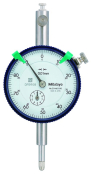 Dial Indicator, Lug Back 10mm, 0,01mm, Peak Hold Type