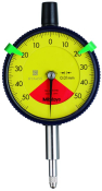 Dial Indicator, Flat Back 1mm, 0,01mm, One Revo., Dust/S
