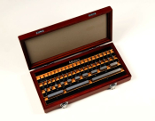 Gauge Block Set, Inch, Insp. C 81 Blocks, Grade 1, Steel