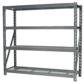 Heavy-Duty Racking Unit with 4 Mesh Shelves 640kg Capacity P