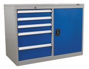 Premier Industrial Cabinet/Wo rkstation with 5 Drawers & 1 S