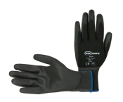SS5104B'10'PU BLACK PALM GLOVE