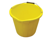 FAI/FULL 3 GALLON 14 LITRE BUCKET - YELLOW