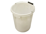 FAI/FULL 5 GALLON 25 LITRE BUCKET - WHITE