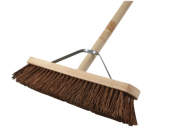 FAI/FULL STIFF BASS BROOM 18IN + HANDLE & STAY