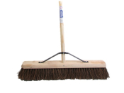 FAI/FULL STIFF BASS BROOM 24IN + HANDLE & STAY