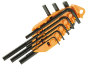 FAI/FULL HEX KEY SET (8) METRIC - SHORT ARM
