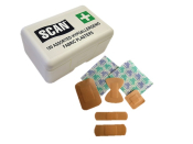 ASSORTED HYPOALLERGENIC FABRIC PLASTERS (120)