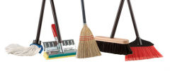 Brushes, Brooms & Mops