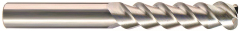 Merlin 357 3 Flute Long Series Corner Radius 55° Helix - For Aluminium