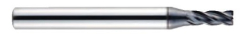 Europa Short 4 Flute HX2 Corner Radius Cutters